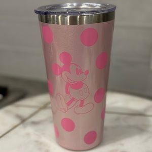 ✨NWT✨ Disney Parks Mickey Mouse Piglet Pink Polka Dot Travel Tumbler
